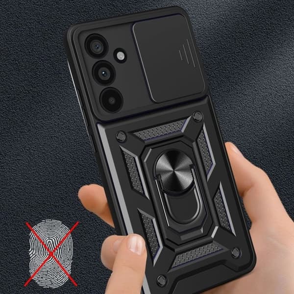 Tech-Protect telefontaske til Galaxy A37 5G Camsheild Pro - Sort