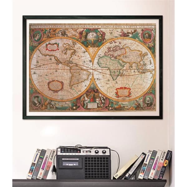 CLEMENTONI Pussel 1000 Pcs CB High Quality Collection Old Map
