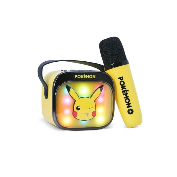 POKEMON Karaokekaiutin mikrofonilla Pikachu Popsing LED