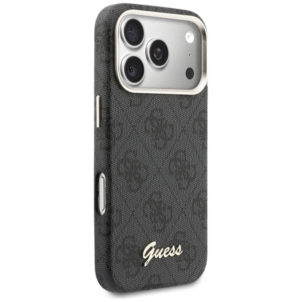Guess  Mobilskal För iPhone 17 Pro MagSafe 4G Script - Svart