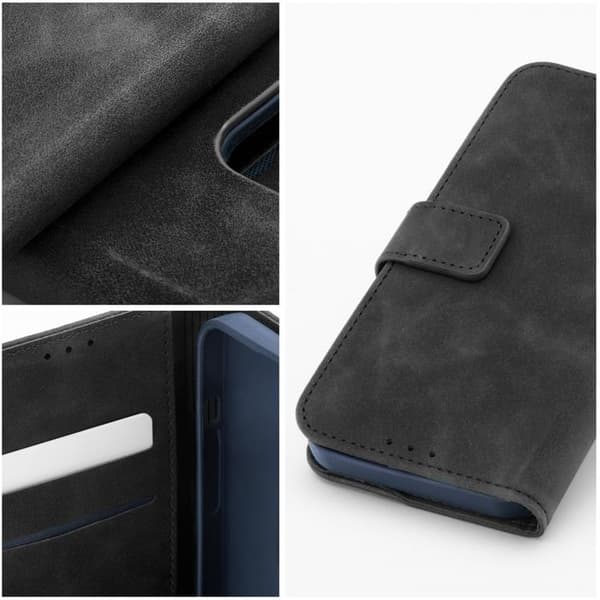 Galaxy S25 Ultra Plånboksfodral Tender - Svart