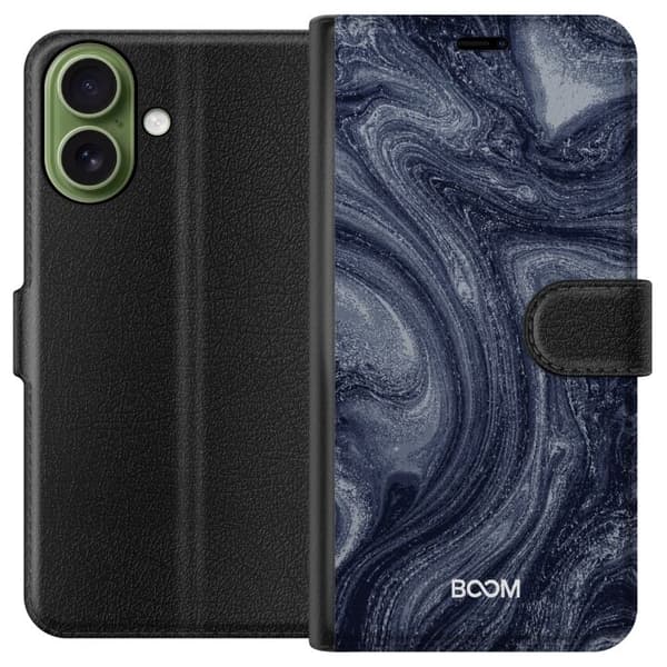 Plånboksfodral till Apple iPhone 17 med Midnight Stone