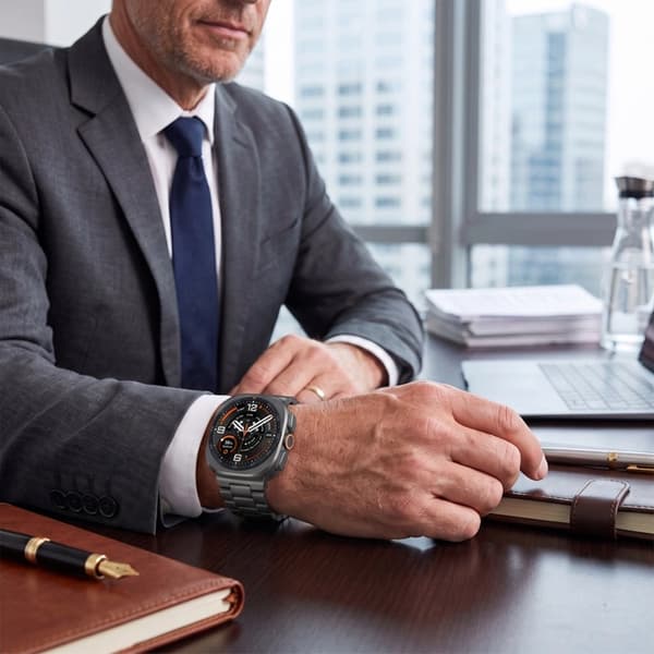 Tech-Protect Galaxy Watch Ultra 1/2 (47mm) Armbånd Rustfrit Stål - Sort