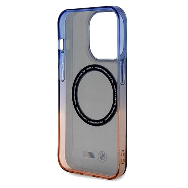 BMW telefontaske til iPhone 15 Pro Max MagSafe Gradient kofanger - Grå
