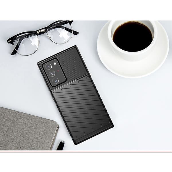 Thunder Twill -kuori Samsung Galaxy Note 20 Ultralle - Vihreä