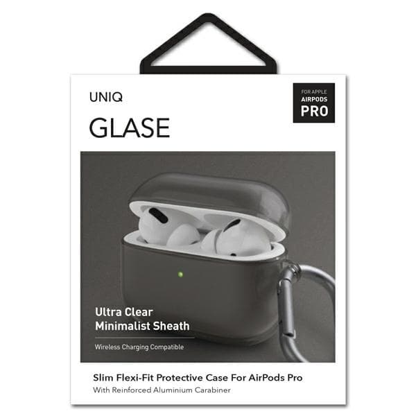 UNIQ AirPods Pro dækglas - røg
