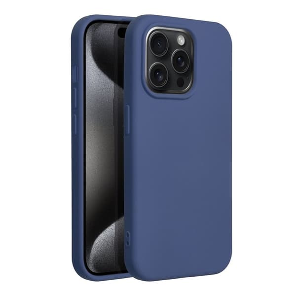 Telefontaske til iPhone 15 Pro Silikone - Blå