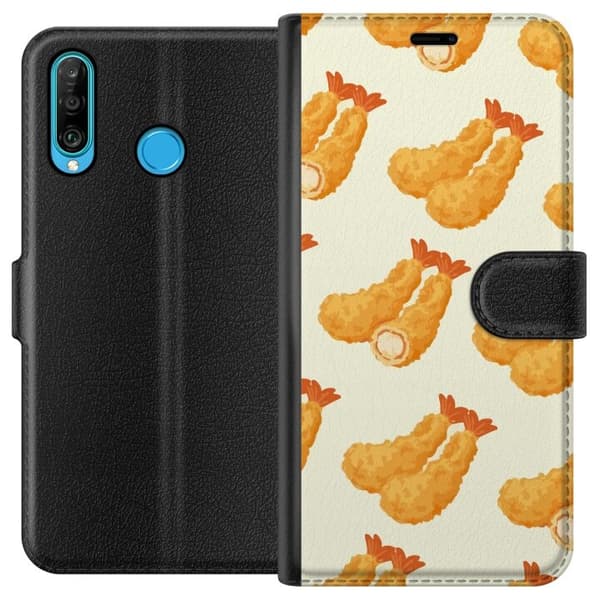 Pung Taske til Huawei P30 lite med Rejer