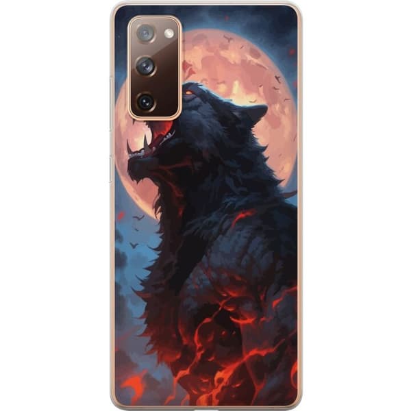Telefontaske til Samsung Galaxy S20 FE med Howling Wolf
