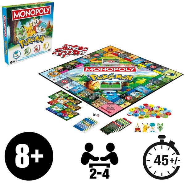 HASBRO Lautapeli Monopoly Pokemon (SE/FI)