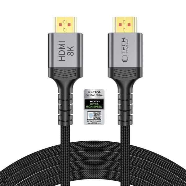 Tech-Protect Kabel HDMI 2.1 Ultraboost 3m - Sort