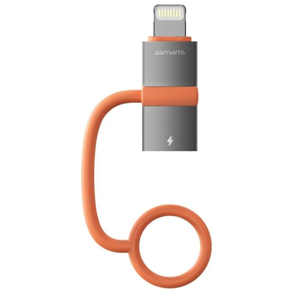 [2-pak] 4smarts USB-C til Lightning Adapter 27W - Grå