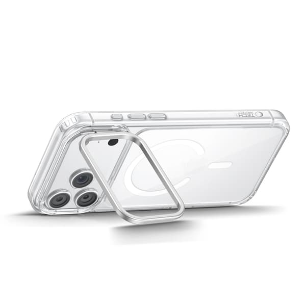 Tech-Protect Mobilskal För iPhone 18 Pro/17 Pro Magsafe Magstand - Clear