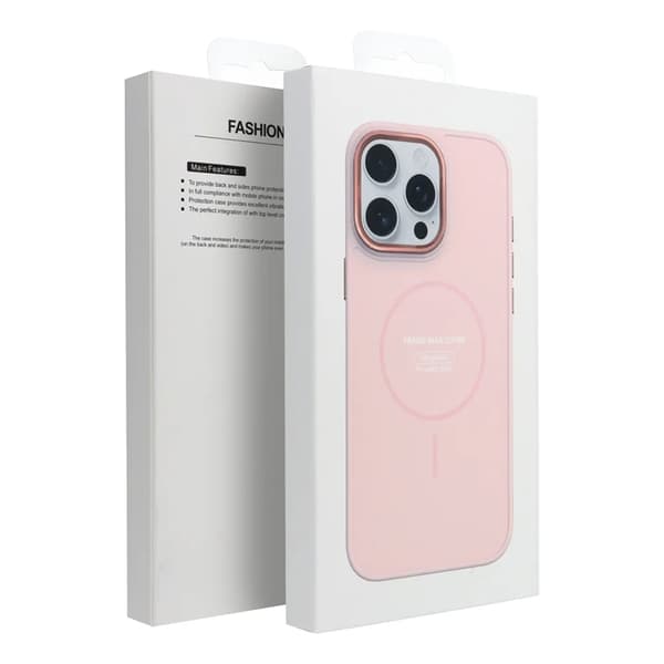 Mobilskal till iPhone 16 Magsafe Frame - Puderrosa
