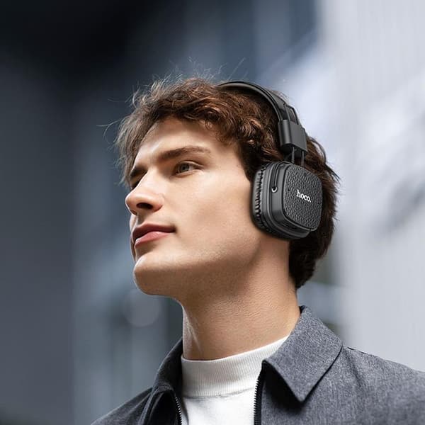 Hoco Over-Ear Hörlurar Trådlösa Bluetooth W56 - Brun