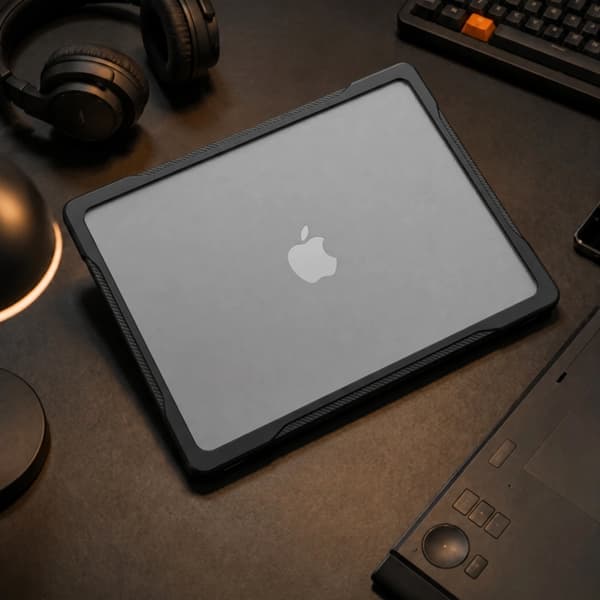 Tech-Protect Cover Til Macbook Air 15 Velar - Sort/Mat Klar