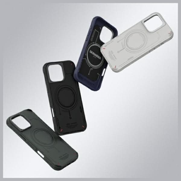 Skinarma Telefontaske til iPhone 16 Pro MagSafe Mecha - Sort