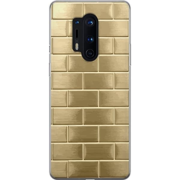 Taske til OnePlus 8 Pro med gyldne mursten