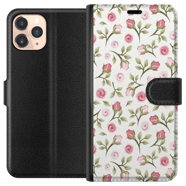 Pung Taske til Apple iPhone 11 Pro med Blomster