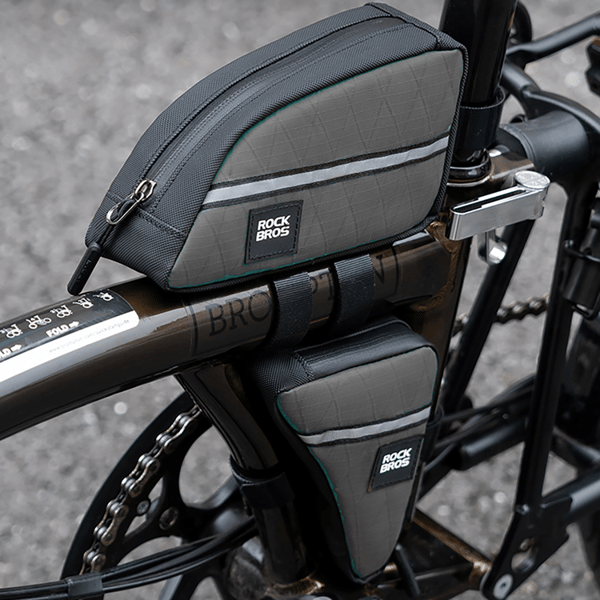Rockbros Triangle Cykelstel Taske 0.8L - Sort