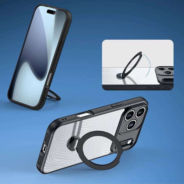 Dux Ducis Telefontaske til iPhone 17 Pro Max Magsafe Magnetisk Aimo - Sort
