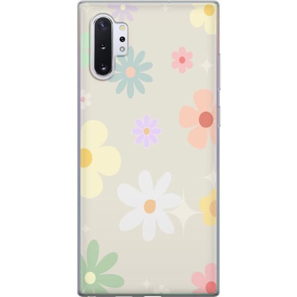 Taske til Samsung Galaxy Note10+ med fejende blomster