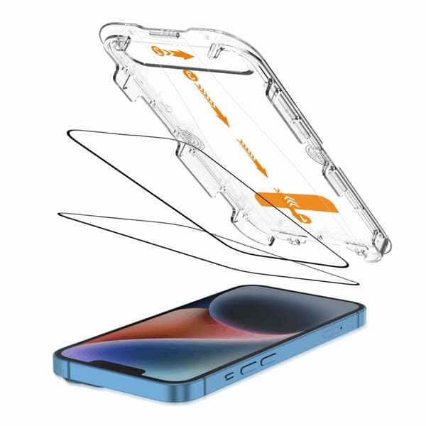 Tech-Protect [2-Pack] iPhone 13/13 Pro/14/16e Härdat Glas Skärmskydd Quick Set