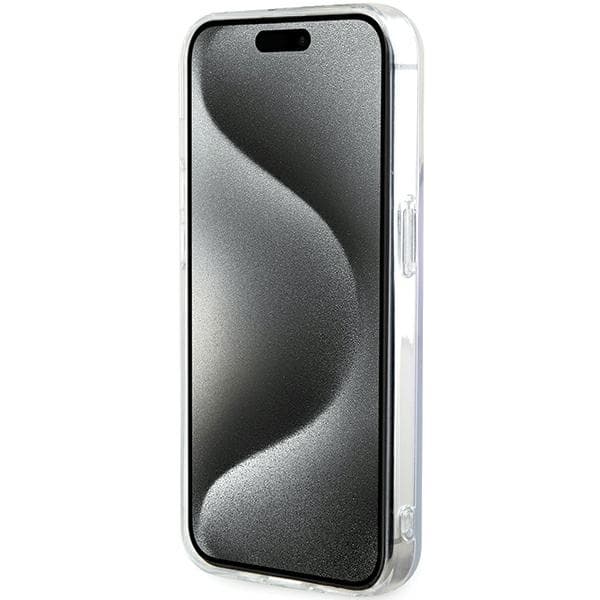 Guess Telefontaske til iPhone 15 Pro Max MagSafe IML Iriserende - Lilla