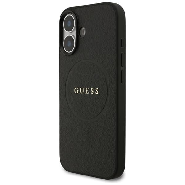 Guess Telefontaske til iPhone 17 MagSafe Kornet Ring - Sort