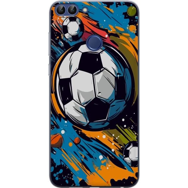 Mobilskal till Huawei P smart med Fotbollar
