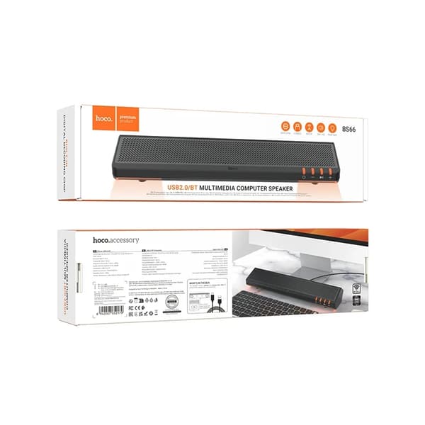 Hoco Högtalare Bluetooth 2 x 3W 2in1 BS66 - Vit