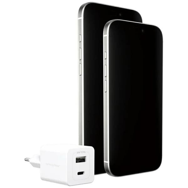 Empower by PanzerGlass Hurtigoplader 35W 1xUSB-C 1xUSB-A - Sølv