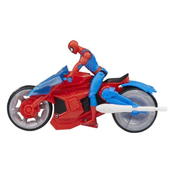 MARVEL Spider-Man 4 tommer køretøj og figur