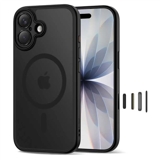 Tech-Protect Mobilskal till iPhone 17 Magsafe Peak - Matte Svart