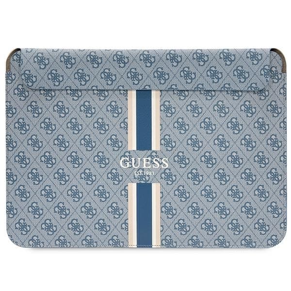 Guess Datorfodral 16" 4G Printed Stripes - Blå