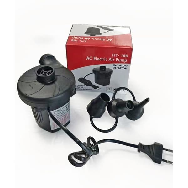Elektrisk Oppustelig Pumpe HT-196 - Sort