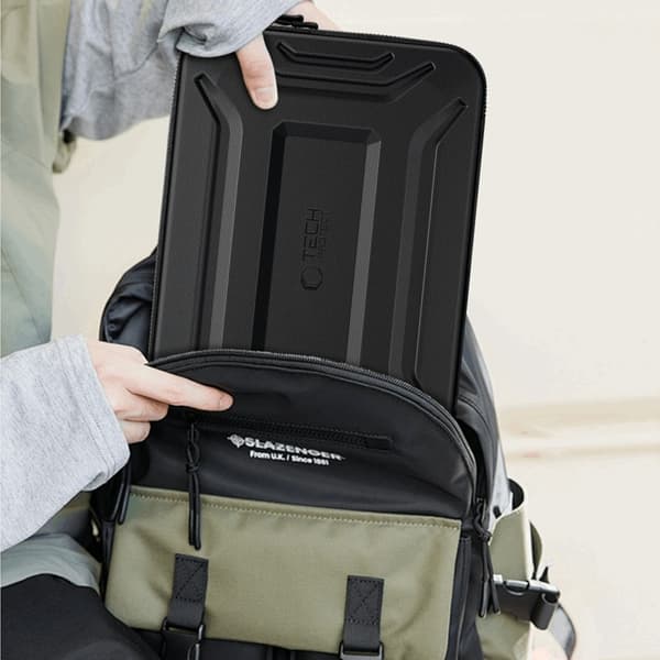 Tech-Protect Bærbar Taske 15-16" Kevlar Pro - Sort