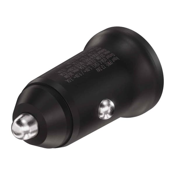 X2O 30W dobbelt biloplader USB-C/A sort
