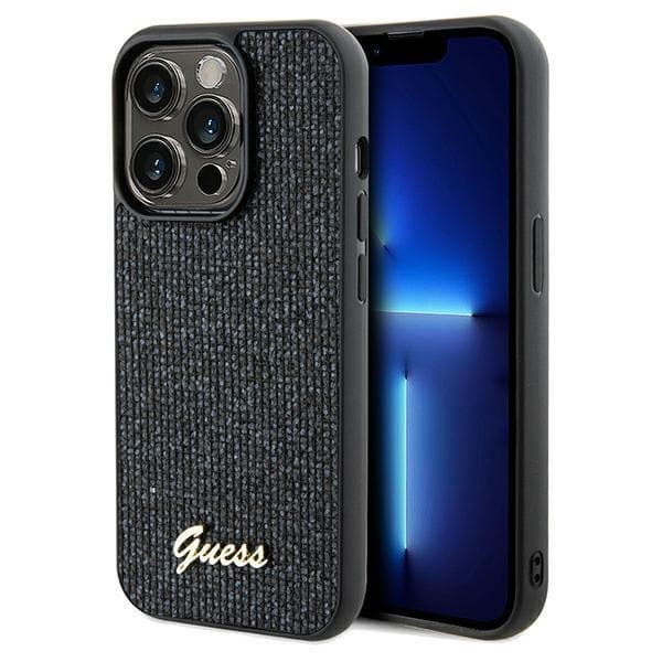 Guess telefontaske til iPhone 14 Pro MagSafe Disco Metal Script