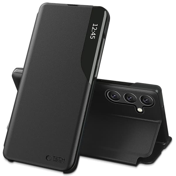 Tech-Protect telefontaske til Galaxy A37 5G Smart View - Sort