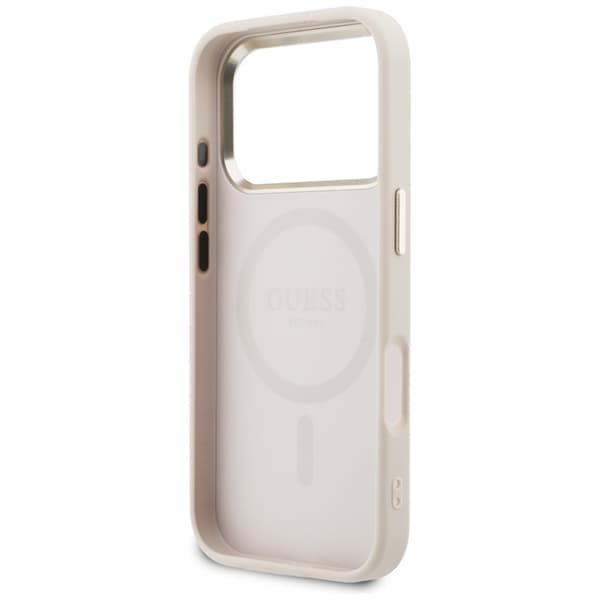 Guess Mobilskal För iPhone 17 Pro MagSafe Perforated 4G - Rosa