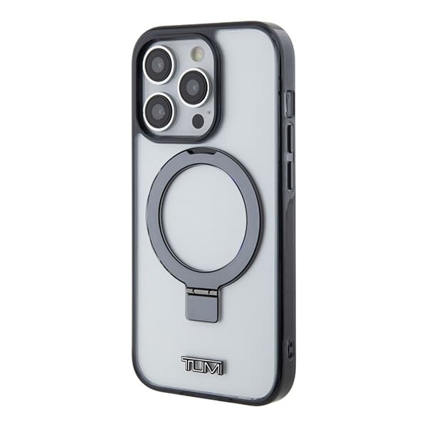 Tumi Mobilskal till iPhone 15 Pro Max MagSafe Transparent Ring Stand - Vit