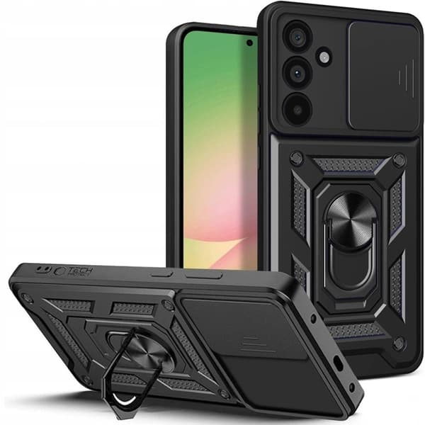 Tech-Protect Mobilcover Til Galaxy A27 Camshield Pro - Sort
