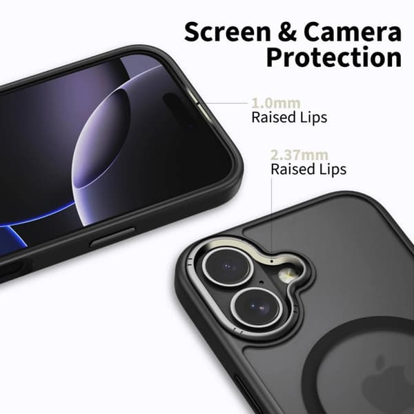 Tech-Protect Mobilskal till iPhone 17 Magsafe - Svart