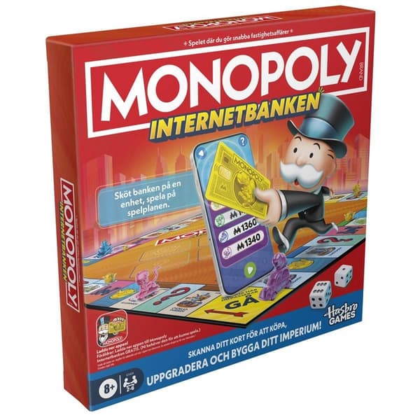 HASBRO Brädspel Monopoly App Banking (SE)
