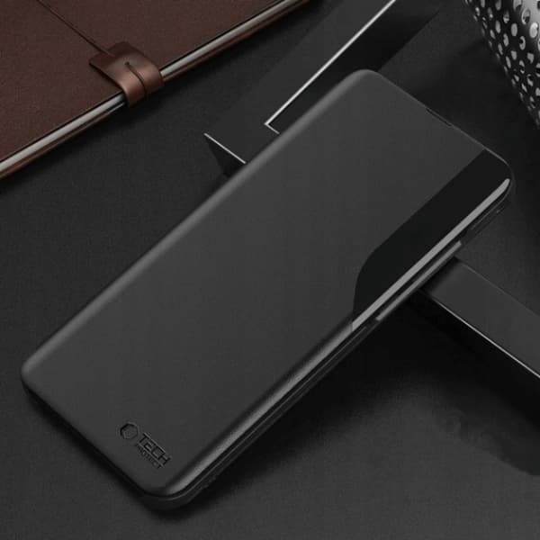 Tech-Protect Galaxy A56 5G Mobilfodral Smart View - Svart
