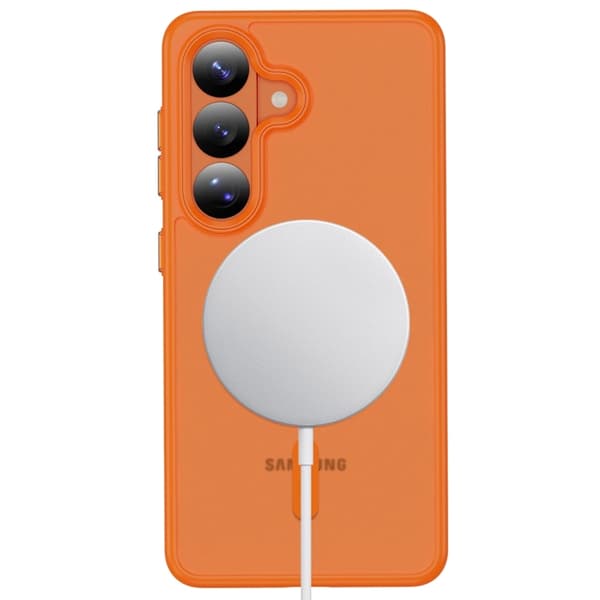 Tech-Protect Mobilskal För Galaxy S26 Magsafe Magmat - Matte Orange
