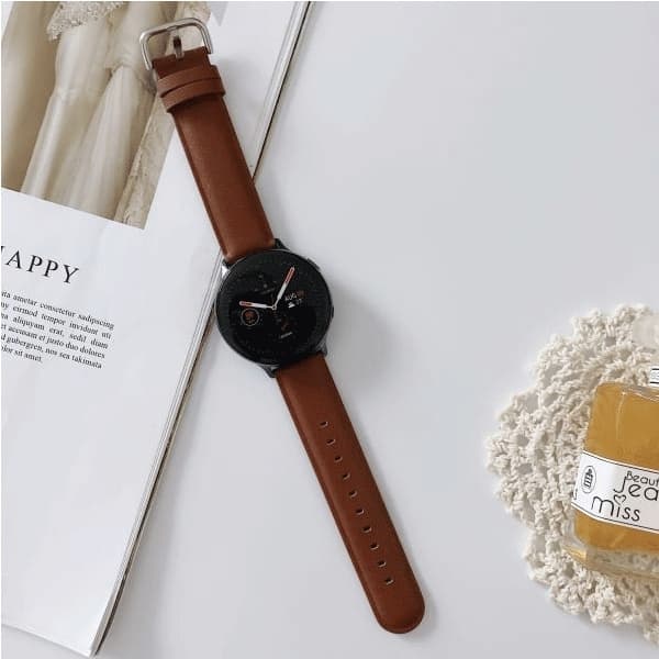 Beline Galaxy Watch 46mm ranneke - Elegance Ruskea
