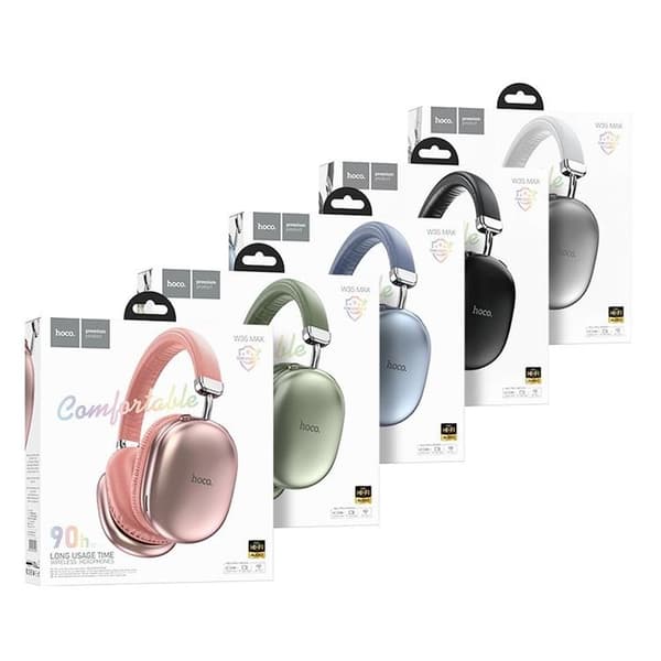 Hoco Over-Ear Hovedtelefoner Trådløse Bluetooth W35 Max - Blå