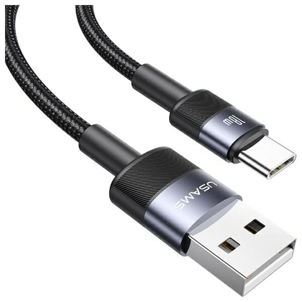 USAMS SY USB-A til USB-C Kabel 3A 1.2 m SJ718USB01 - Stål